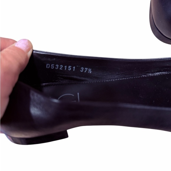 AGL Women's Elegant Black Leather Loafers - Picture 5 of 5